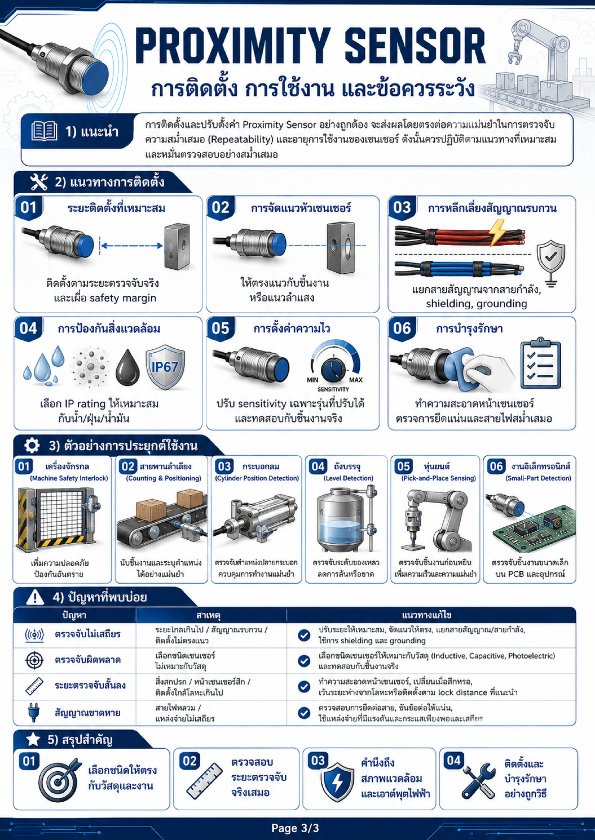 Proximity Sensor คืออะไร? ประเภทและการเลือกใช้งาน