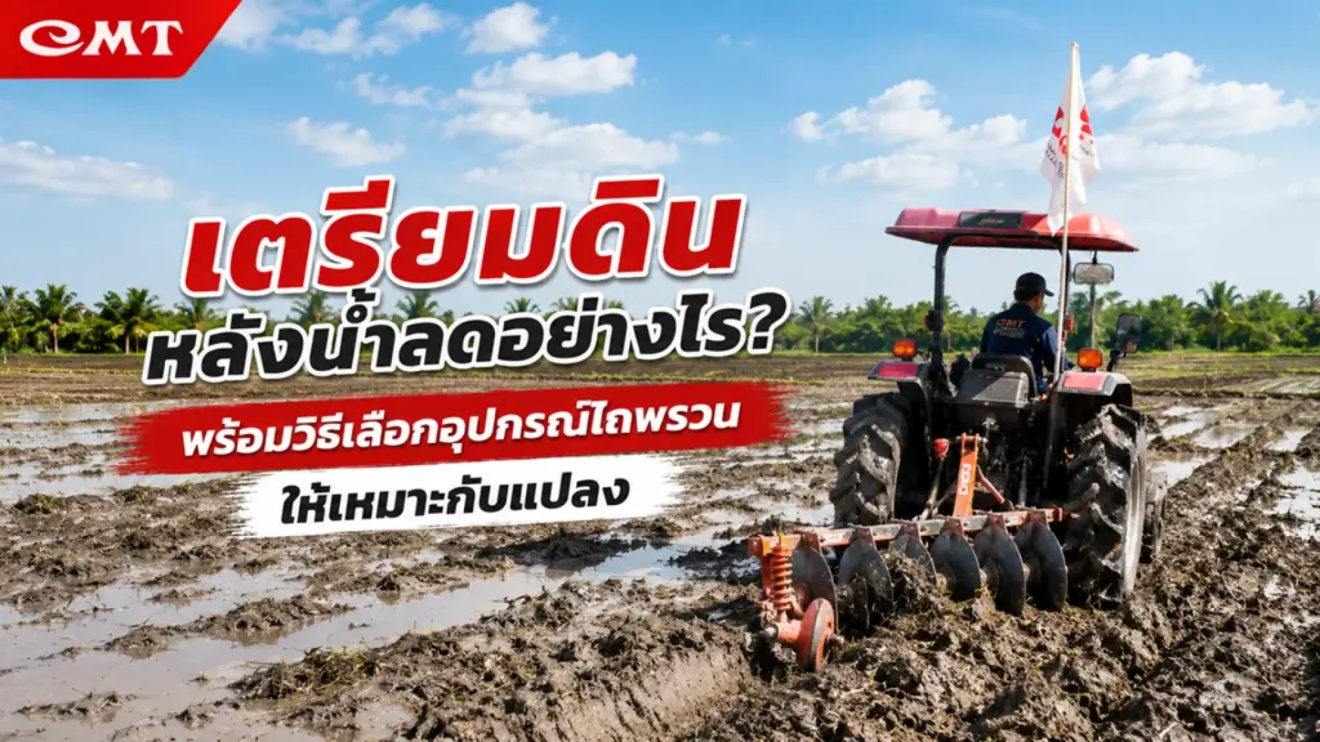 เตรียมดินหลังน้ำลด เตรียมดินหลังน้ำลด