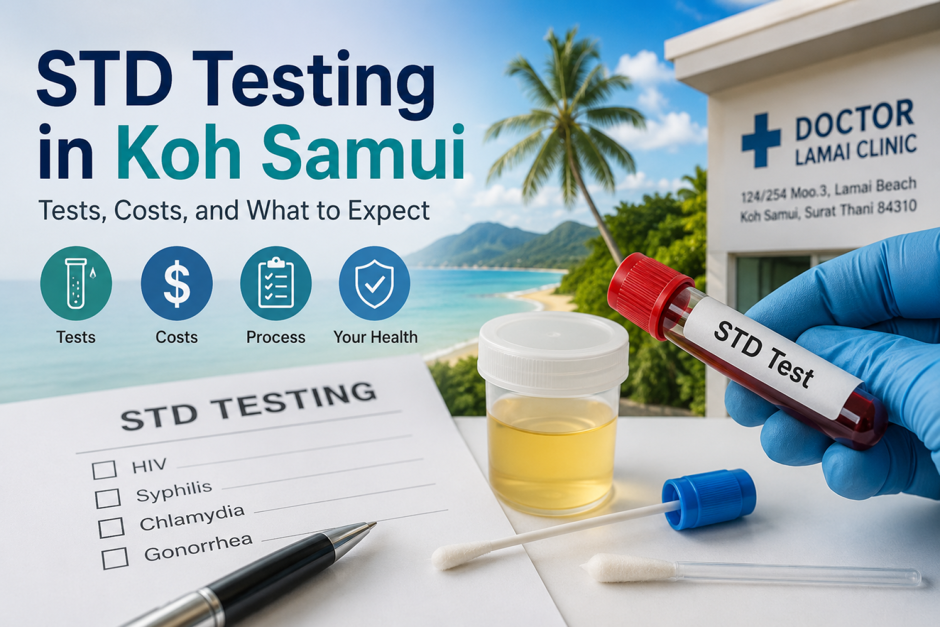 STD Testing in Koh Samui: Tests, Costs, and What to Expect STD Testing in Koh Samui: Tests, Costs, and What to Expect