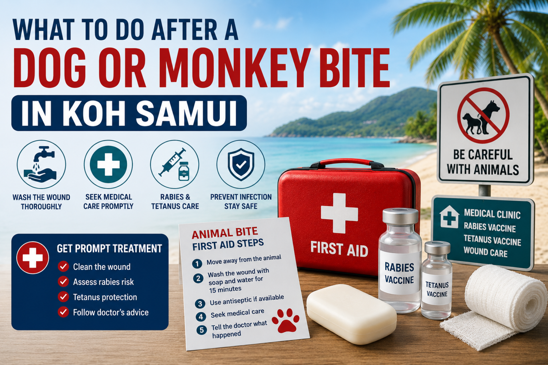What to Do After a Dog or Monkey Bite in Koh Samui What to Do After a Dog or Monkey Bite in Koh Samui