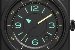 แสงสว่างบนข้อมือ Bell & Ross BR03-92 Bi-Compass