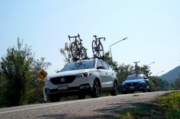 ขับ MG ขนจักรยานไปปั่นโต้ลม ชมทะเลปราณบุรี