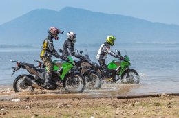 คาวาซากิจัดกิจกรรม Trip and test Versys-X