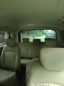 Hyundai h1 ติดจอแอนดรอย และหุ้มหนังเบาะกับหลังคาใหม่
