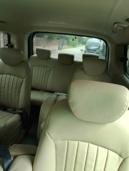 Hyundai h1 ติดจอแอนดรอย และหุ้มหนังเบาะกับหลังคาใหม่