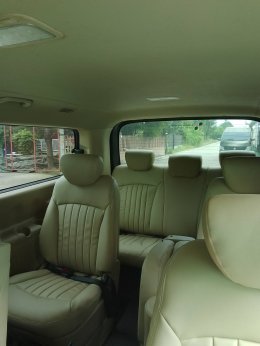 Hyundai h1 ติดจอแอนดรอย และหุ้มหนังเบาะกับหลังคาใหม่
