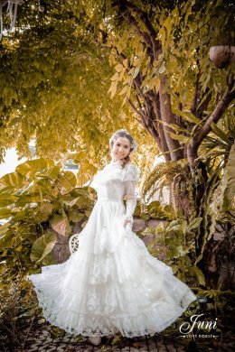 ถ่ายแบบชุด Vintage wedding Dress 