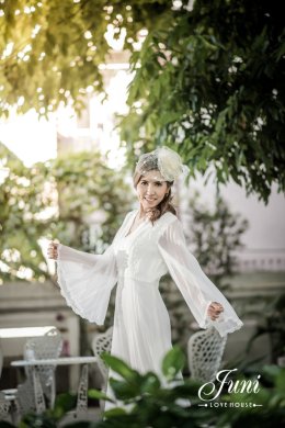 ถ่ายแบบชุด Vintage wedding Dress 