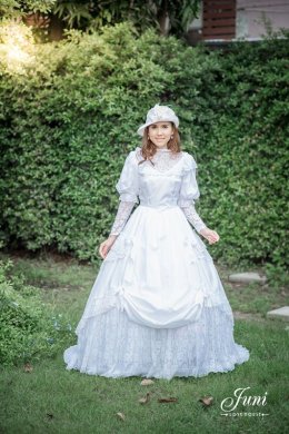 ถ่ายแบบชุด Vintage wedding Dress 