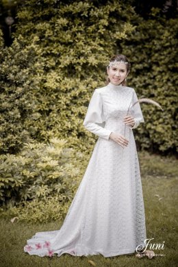 ถ่ายแบบชุด Vintage wedding Dress 