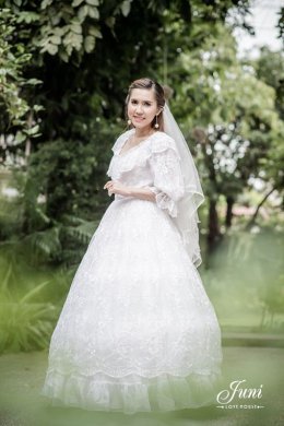 ถ่ายแบบชุด Vintage wedding Dress 