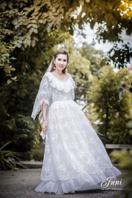 ถ่ายแบบชุด Vintage wedding Dress 
