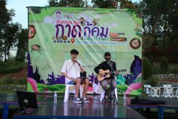 ตลาดส่งเสริมศิลปวัฒนธรรม "กาดก้อม กินอยู่ วิถี ล้านนา" ณ ศูนย์การเรียนรู้เศรษฐกิจพอเพียง มหาวิทยาลัยพะเยา