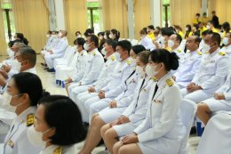 คณะเกษตรฯ ม.พะเยา เข้าร่วมวางพานพุ่มดอกไม้สด เนื่องใน “วันพระบิดาแห่งฝนหลวง” ประจำปี 2566