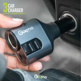 รีวิว ที่ชาร์จในรถยนต์ บริเวณช่องจุดบุหรี่ Gizmo ชาร์จโทรศัพท์ในรถได้ แถมต่อเชื่อมได้อีกเยอะ