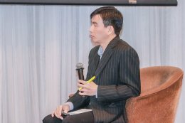 อดิศักดิ์ ลิมปุร่งพัฒนกิจ และ เดียว วรตั้งตระกูล ตัวแทนสมาคมร่วม Focus Group “โอกาสและทางรอดของอุตสาหกรรมโทรทัศน์ในระบบนิเวศน์สื่อที่เปลี่ยนแปลงไป”