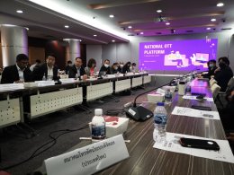 สมาคมเข้าให้ความเห็น NATIONAL OTT PLATFOM การจัดให้มีต้นแบบของแพลตฟอร์มิดิจิทัลสำหรับการเข้าถึงกิจการโทรทัศน์ภาคพื้นดินในระบบดิจิทัล
