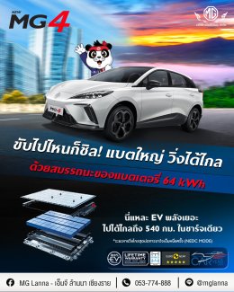 ขับไปไหนก็ชิลล์! กับ NEW MG4
