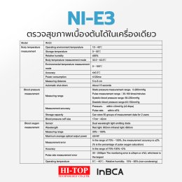 เครื่องตรวจสุขภาพ InBCA 