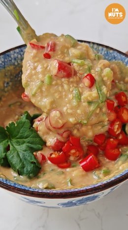 สูตรน้ำจิ้มเต้าเจี้ยวเนยถั่ว (สูตรเด็ด ทำง่ายมาก)