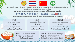 Thailand Chinese Language and Culture Competition Wins Trophies 3rd “Consulate General of the People's Republic of China in Chiang Mai” and World Confucius Institute Day 2022