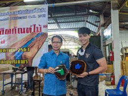 สำนักงานพัฒนาฝีมือแรงงานแพร่ จัดโครงการการเพิ่มมูลค่าผลิตภัณฑ์ไม้ด้วยเรซิ่น