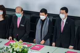 The signing ceremony of a joint venture agreement between BIOME Company Limited and BBGI Public Company Limited 