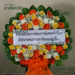 พวงหรีดวัดสำโรงใต้ - สมุทรปราการ - ส่งฟรี เริ่มต้นที่ 1000