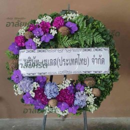 พวงหรีดวัดสุทธจินดาวรวิหาร อ.เมืองนครราชสีมา
