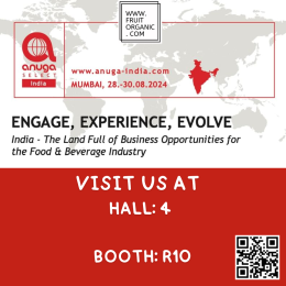 Visit us at our Booth R10 at Anuga Select at Mumbai, India