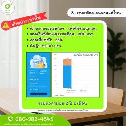 การคำนวนหนี้ ดอกเบี้ยเงินต้นสำหรับการกู้ที่จำเป็น