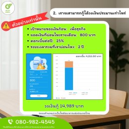 การคำนวนหนี้ ดอกเบี้ยเงินต้นสำหรับการกู้ที่จำเป็น