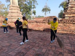 กิจกรรมจิตอาสา ทำความสะอาดและปรับปรุงภูมิทัศน์บริเวณวัดโพธิ์ประทับช้าง