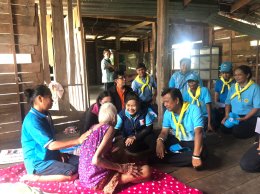 ลงพื้นที่เยี่ยมผู้สูงอายุ 80 ปี ตำบลทุ่งใหญ่