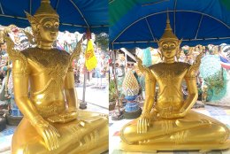 องค์พระมหาจักพรรดิ์ หน้าตัก 89 นิ้ว ปั้นตามแบบที่ลูกค้าต้องการ 