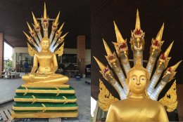 พระประธานนาคปรก หน้าตัก 50 นิ้ว ปั้นตามแบบที่ลูกค้าต้องการ
