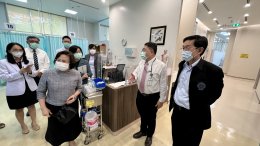 เยี่ยมชมการดำเนินงานของศูนย์การแพทย์กาญจนาภิเษก