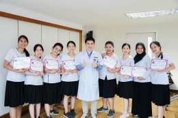 คลินิกการประกอบโรคศิลปะ สาขาการแพทย์แผนจีนหัวเฉียว จัดพิธีปัจฉิมนิเทศนักศึกษาฝึกงาน คณะการแพทย์แผนจีน มหาวิทยาลัยหัวเฉียวเฉลิมพระเกียรติ