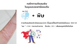 การรักษาลมพิษโดยศาสตร์แพทย์แผนจีน Urticaria