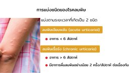 การรักษาลมพิษโดยศาสตร์แพทย์แผนจีน Urticaria