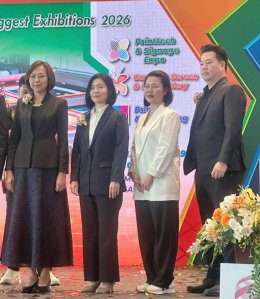 สมาคมการค้านวัตกรรมการพิมพ์ไทย (TINPA) นำโดย คุณณัฐนันท์ ปูนบัณฑิตย์กุล นายกสมาคม พร้อมด้วยกรรมการบริหารสมาคม ได้เข้าร่วมพิธีเปิดงาน PrintTech & Signage Expo 2026 และ Garment Screen & Embroidery Expo 2026 ซึ่งจัดขึ้นระหว่างวันที่ 26  29 มีนาคม 256