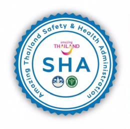 บ้านไม้กระดาน โอสเทล ได้ผ่านการรับรองมาตรฐาน SHA (Safety & Health Administration)