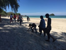 21 July 2015 Beach Clean-up at Nang Rum Beach in Chonburi.