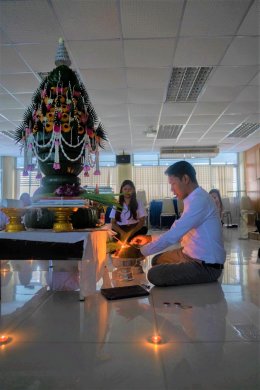 กิจกรรมรับขวัญบายศรีแก่นักศึกษาใหม่ สาขาวิชาการจัดการทรัพยากรมนุษย์ รหัส66