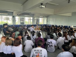 กิจกรรมรับขวัญและพิธีบายศรีสู่ขวัญแก่นักศึกษาใหม่ รหัส 66 สาขาวิชาการจัดการ