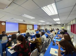 ประชุมผู้บริหารคณะ คณาจารย์ และบุคลากรของคณะบริหารธุรกิจ 