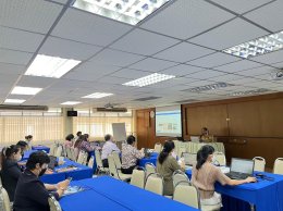 การประชุมเชิงปฏิบัติการและดำเนินการจัดทำรายงานการประเมินตนเอง ระดับหลักสูตร (มคอ.7) ประจำปีการศึกษา 2565