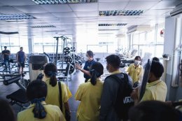 บรรยากาศเปิดบ้านบริหารต้อนรับน้องๆ โรงเรียนราชประชานุเคราะห์ 47