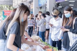 ตลาดนัดคนบริหารในงาน BASAU Sunday Market 2023