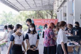 ตลาดนัดคนบริหารในงาน BASAU Sunday Market 2023